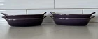 Creuset Purple Stoneware Oval Au Gratin Baking Dish Casserole(set Of 4) 9.5. Price: $55.00.