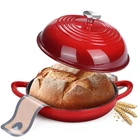 Enamelled Cast Iron Dutch Oven Pot With Lid, Leonyo For Sourdough Bre New. Price: $98.26.
