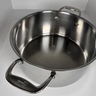 Emeril All Clad Polished Stainless Copper Core 6 Quart Stock Pot No Lid Used. Price: $90.00.