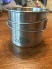 Gsi Outdoors Glacier Stainless Steel Bottle Cup/pot Camping Handles 3.5" X 4" New. Price: $10.80.