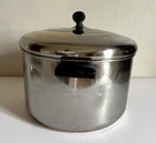 Farberware Aluminum Clad Stainless Steel 8 Qt Stock Pot Pan With Lid Usa Vtg Used. Price: $19.99.