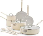 X Bobby Flay 13 Piece Nonstick Cookware Pots And Pans Set, Pfas-free Diamond Cer New. Price: $224.49.