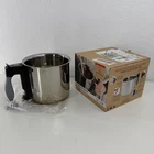 De Buyer France 1.5L 6CUP Bain-marie Double Boiler Stainless Pot Sauce Pan Used. Price: $49.99.