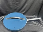Caraway Blue 4.5QT Nonstick Ceramic Saut Pan With Lid Used. Price: $58.00.