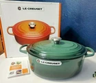 Le Creuset Signature Cast Iron 6.75 Quart Oval Dutch Oven, Artichaut New. Price: $429.95.