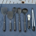 Oxo Utensil Set Of 7 Non-stick Cookware Nylon & Steel Non-slip Used. Price: $30.00.