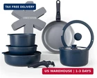 Country Kitchen Cookware Set With Removable Handle, Oven & Rv Safe Pots Pans New. Price: $118.06.