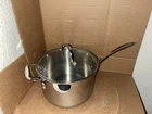 Calphalon 1/2-QT Stainless Steel Sauce Pan #870412 With Lid Used. Price: $129.99.