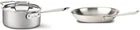 All-clad D5 Brushed 18/10 Ss 5-PLY Bonded 3-QT Sauce Pan W/lid & Inch Fry New. Price: $199.99.