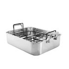 Chantal Stainless Steel Roaster With Nonstick Rack, 15.5 X12.25 X4 New. Price: $206.94.