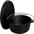 King Kooker Qt. Seasoned Cast Iron Dutch Oven Lid Black CI16SA New. Price: $165.48.