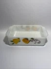 Anchor Hocking - Fire Gay Fad Fruit 8" Square Casserole Baking Dish #452. Price: $21.50.