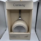 Caraway Nonstick Ceramic Sauce Pan With Lid (3 Qt) - Toxic, Qt, Cream New. Price: $115.00.