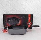 Swiss Diamond Classic Nonstick Deep Square Grill Pan, 11 Inch - New. Price: $139.95.