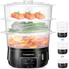 Cozeemax Tier Electric Food Steamer For Cooking 13.7QT Vegetable New. Price: $70.41.