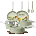Carote Pots And Pans Set Non Stick 15PCS Ceramic Cookware Toxic New. Price: $83.39.