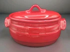 Celebrating Home Stoneware Collection Bean Pot Casserole Dish Covered Lid Used. Price: $29.00.