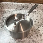 Made Stainless Clad 2 Qt Steel Saucepan Ind/ele/gas W/ Lid New. Price: $109.99.