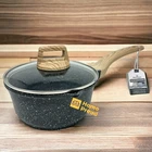 Woodstone Premium Saucepan Casserole Nonstick 7 Inch With Lid Natural Elements New. Price: $45.00.