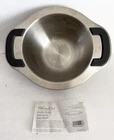 Pampered Chef Double Boiler Pan Stainless Steel Insert W/ Handles 2408 Euc Used. Price: $12.00.
