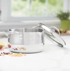 Princess Heritage Tri-ply Stainless Steel 6-QT. Straining Casserole 5743 $194.95 New. Price: $175.45.