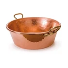 Mauviel M'passion 17.4 Qt. Hammered Jam Pan, Bronze Handle New. Price: $565.00.