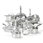 Fal 15 Piece Stainless Steel Cookware With Pots And Cooking Set, Gourmet New. Price: $299.98.