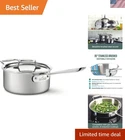 All-clad D5 5-PLY Stainless Steel 3 Quart Saucepan, Oven Safe & Induction Ready New. Price: $373.99.