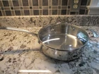 Cuisinart High Impact Bonded Base 4QT Saute Pan #V917882, Frying, Skillet ,lid Used. Price: $34.99.