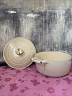 Creuset Enameled Cast Iron Signature Round Dutch Oven, 7.25 Qt. N/w Defect New. Price: $150.00.