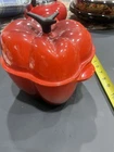 Creuset Cassis Purple Bell Pepper Cast Iron Enamel Casserole Dutch Oven 2.25Q Unspecified. Price: $255.00.