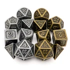 Haxtec Pirate Metal Dnd Dice Set D&d 14-22MM, Antique Iron Bronze New. Price: $40.99.