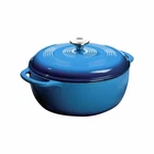 Lodge Essential Enamel Cast Iron Dutch Oven 6 Quarts - Perfect Quart, Blue New. Price: $127.57.