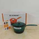 Le Creuset Signature Cast Iron 2.25 Quart Saucepan, Artichaut New. Price: $259.95.