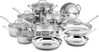 Cuisinart 17-PIECE Stainless Steel Cookware Set Chef's Classic, Dishwasher Saf New. Price: $308.99.