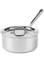 All-clad 3-PLY Stainless Steel Sauce Pan With Lid Quart, Induction, Oven New. Price: $134.99.