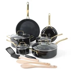 Martha Stewart Lockton 14 Piece Premium Non-stick Heavy-gauge Aluminum Cookware New. Price: $198.72.