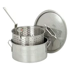 Bayou Classic Durable 10 Quart Stainless Fry Pot & Perforated Basket (open Box) New. Price: $77.94.