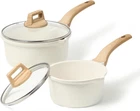 1.5QT & 3.0QT Set With Lid 4 Pcs Pot New. Price: $70.24.