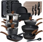 Pots And Pans Set Nonstick Kitchen Induction Cookware Granite Coated New. Price: $145.59.