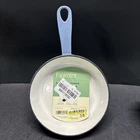 Figmint 6 Enameled Cast Iron Skillet Nwt Blue (minor Chipping) New. Price: $8.00.