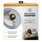 Air Whirl Crisper Lid Stainless Steel & Tempered Glass Fits 10-12 Inch Pans New. Price: $14.88.