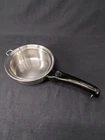 Saladmaster Versa Tec Qt TP304-316 7 1/4" Skillet Pan With Handle Sits Flat Used. Price: $99.99.