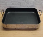 Vintage Mauviel 1830 Stainless Steel Roasting Pan X Williams Sonoma France Used. Price: $104.99.
