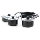 Better Chef 7 Piece Deluxe Non-stick Cookware Set In Black New. Price: $75.83.