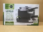 Greenpan Levels Stackable Hard Anodized Healthy Ceramic Nonstick, 6 Pc Cookware Open. Price: $219.96.