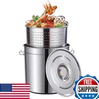 Sedeke 60-QUART Stainless Steel Seafood Boil Pot Lidcrab Lobster Shrimp New. Price: $209.98.