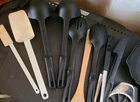 The Pampered Chef 2 Pots Pan, Lids, 10 Utensils .nos,besides .must .!!! Used. Price: $75.00.