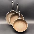 Ballarini 1889 Granite Non-stick Frying Pan Set Of 3 Used. Price: $60.00.