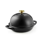 Tramontina 9.5" Enamel Cast Iron Bread Oven, Matte Black New. Price: $78.98.